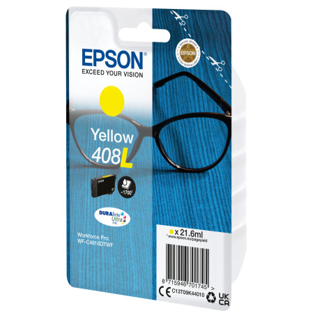 Epson Singlepack Yellow 408L DURABrite Ultra Ink