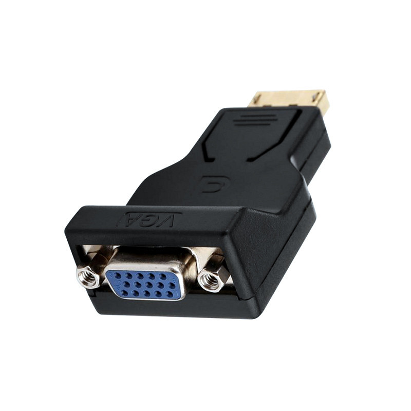 i-tec DP2VGAADA adattatore per inversione del genere dei cavi DisplayPort VGA Nero