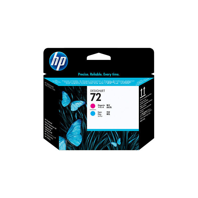 HP Testina di stampa magenta e ciano 72