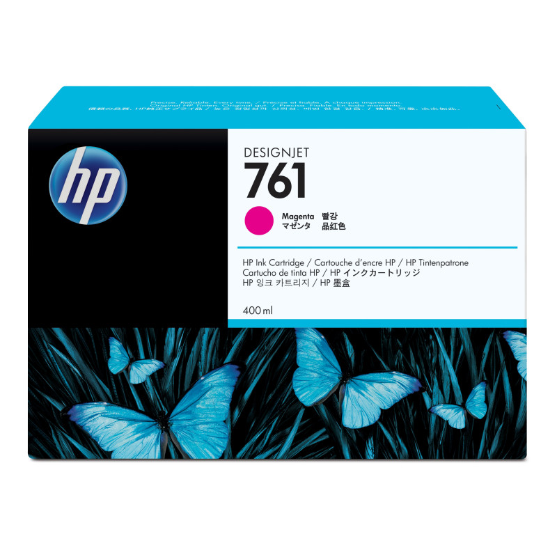 HP Cartuccia inchiostro magenta DesignJet 761, 400 ml