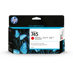 HP Cartuccia Inchiostro Rosso Cromatico DesignJet 745, 130 ml