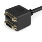 StarTech.com Cavo splitter video digitiale DVI-D a 2 DVI-D da 30 cm - M/F