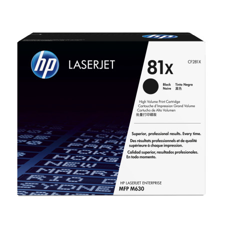 HP Cartuccia toner originale nero 81X LaserJet ad alta capacità