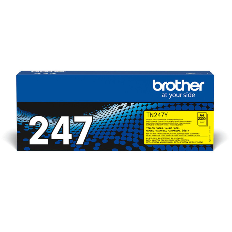 Brother TN-247Y cartuccia toner 1 pz Originale Giallo