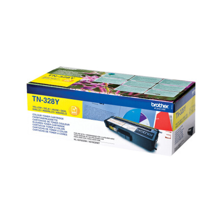 Brother TN-328Y cartuccia toner 1 pz Originale Giallo