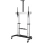 StarTech.com Mobile TV Stand girevole su ruote - Carrello porta TV resistente per schermi da 60-100" (100kg) - Supporto tv da