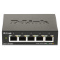 D-Link DGS-1100-05V2/E switch di rete Gestito L2 Gigabit Ethernet (10/100/1000) Nero