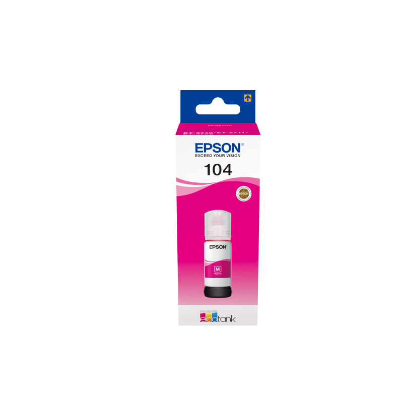 Epson 104 EcoTank Magenta ink bottle