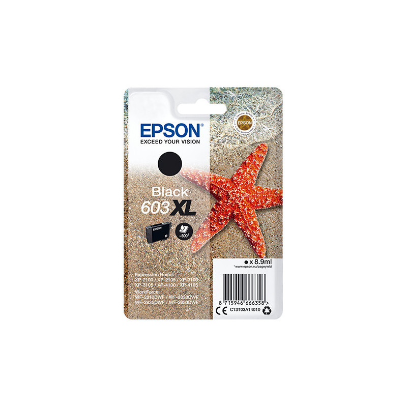 Epson Singlepack Black 603XL Ink