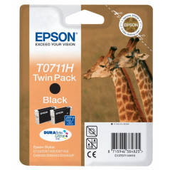 Epson Giraffe Confezione doppia Nero T0711H Inchiostri DURABrite Ultra