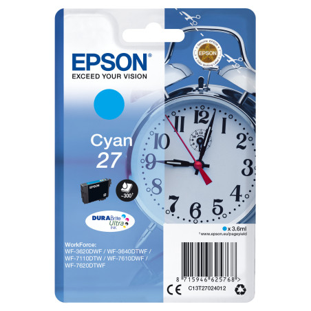 Epson Alarm clock Cartuccia Sveglia Ciano Inchiostri DURABrite Ultra 27