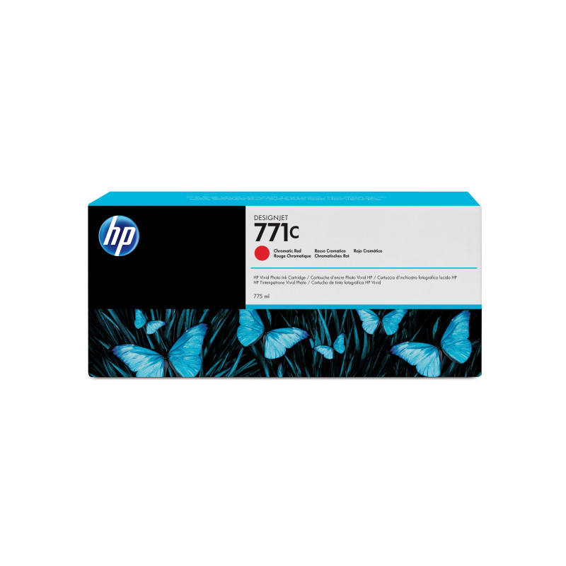 HP Cartuccia inchiostro rosso cromatico DesignJet 771C, 775 ml