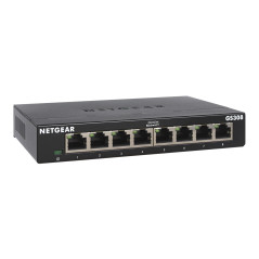 NETGEAR GS308-300PES switch di rete Non gestito L2 Gigabit Ethernet (10 100 1000) Nero