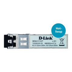 D-Link DEM-311GT modulo del ricetrasmettitore di rete Fibra ottica 1000 Mbit s SFP 850 nm