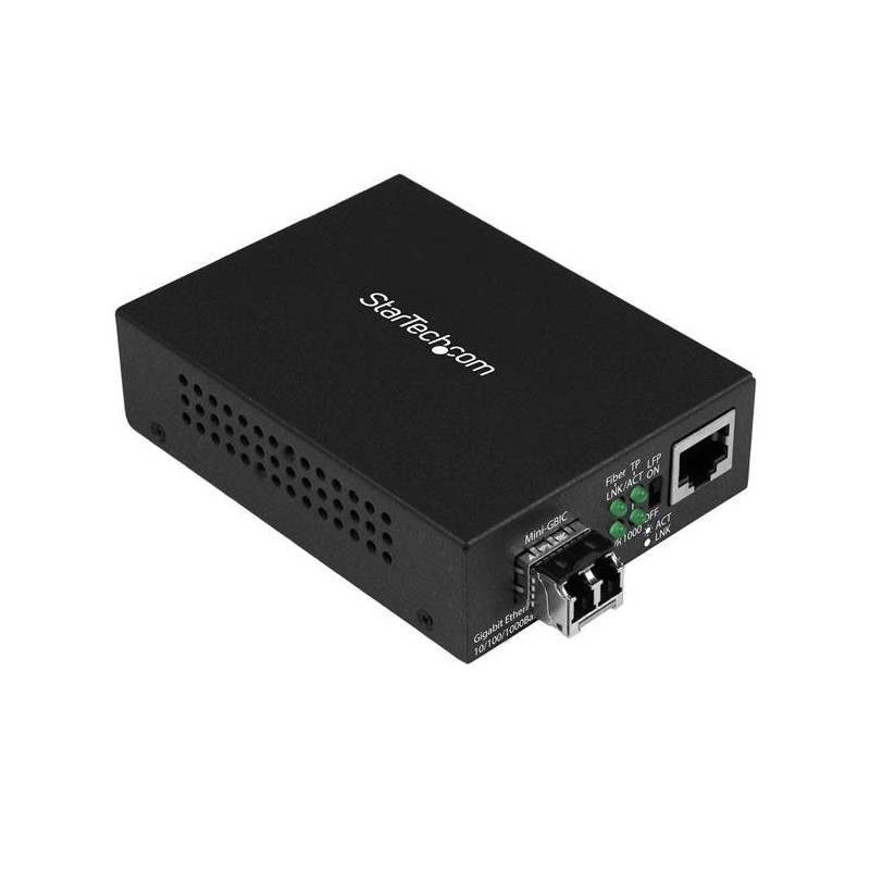 StarTech.com Convertitore multimediale compatto Gigabit Ethernet a Fibra multimodale - 850 nm LC - 550 m