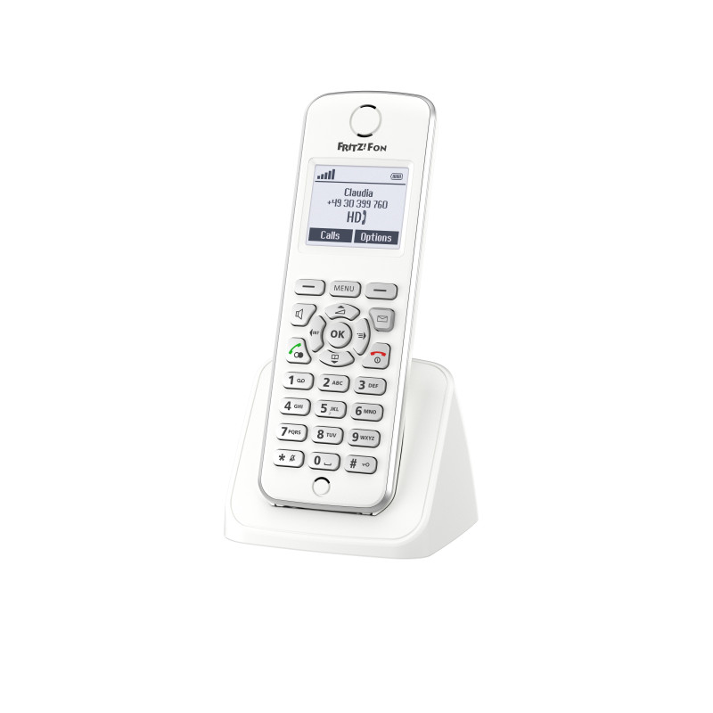 FRITZ!Fon M2 International Telefono DECT Identificatore di chiamata Bianco