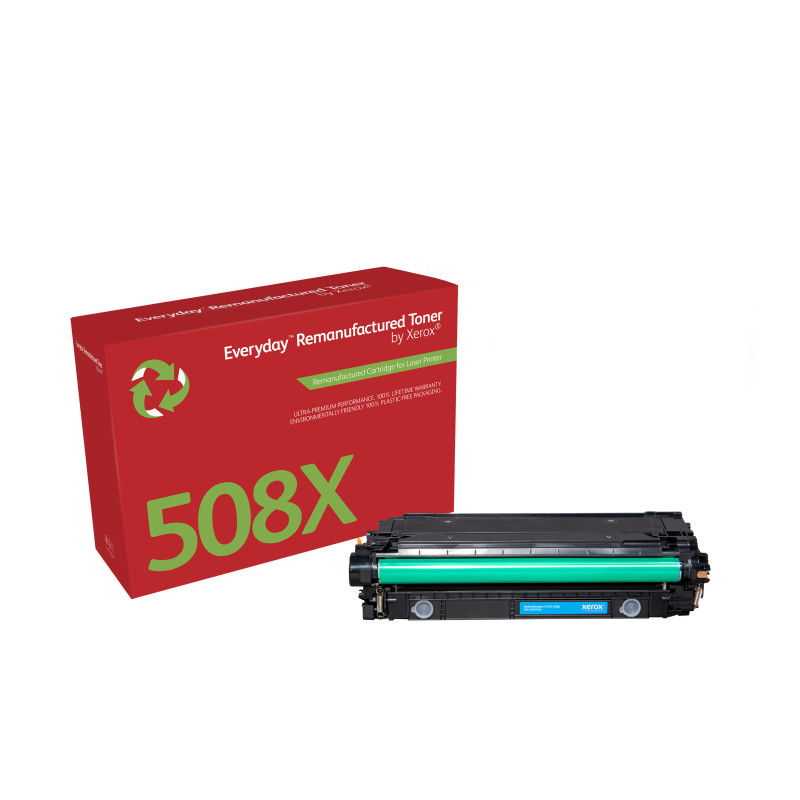 Everyday Toner rigenerato ™ di Xerox Ciano compatibile con HP 508X (CF361X), High capacity