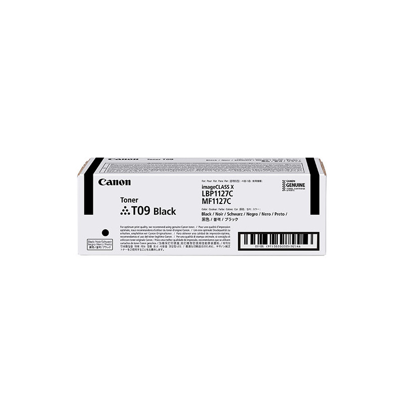 Canon TONER T09 BK cartuccia toner 1 pz Originale Nero