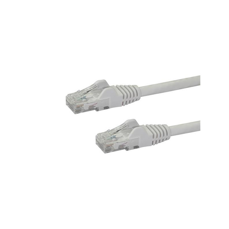 StarTech.com Cavo di rete Cat 6 - Cavo Patch Ethernet RJ45 UTP bianco antigroviglio - 2m