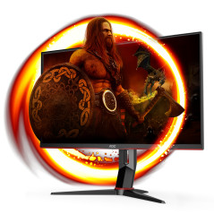 AOC G2 U28G2XU2 BK LED display 71,1 cm (28") 3840 x 2160 Pixel 4K Ultra HD Nero, Rosso