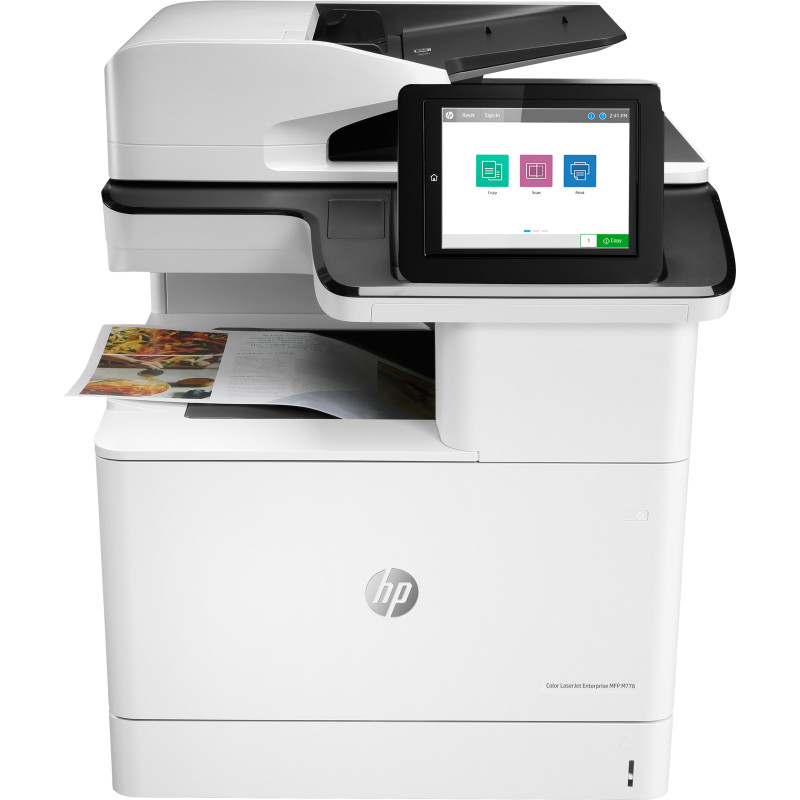 HP Color LaserJet Enterprise Stampante multifunzione M776dn, Stampa, copia, scansione e fax opzionale, Stampa fronte/retro