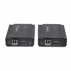 StarTech.com KVM Extender DisplayPort su fibra ottica, 4K 60Hz, kit di estensione, fino a 300m (multimodale) con moduli SFP+