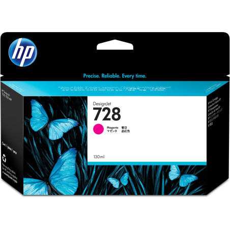 HP Cartuccia inchiostro magenta DesignJet 728, 130 ml