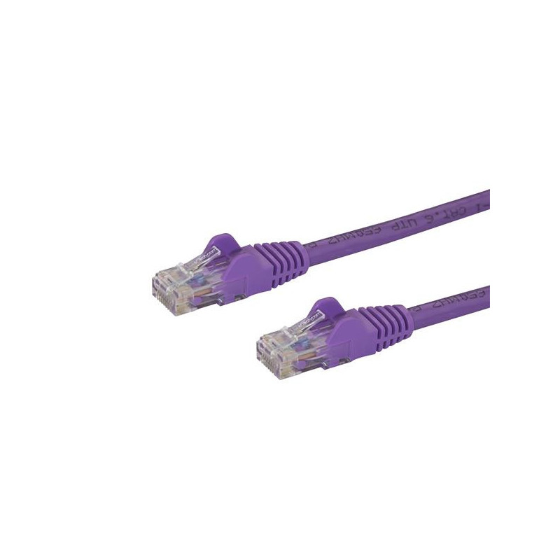 StarTech.com Cavo di Rete Viola Cat6 UTP Ethernet Gigabit RJ45 Antigroviglio - 10m