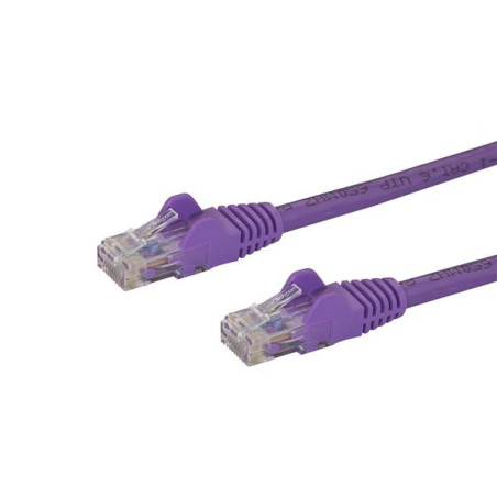 StarTech.com Cavo di Rete Viola Cat6 UTP Ethernet Gigabit RJ45 Antigroviglio - 10m