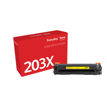 Everyday Toner ™ di Xerox Giallo compatibile con HP 202X (CF542X/CRG-054HY), High capacity