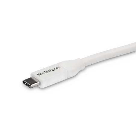 StarTech.com Cavo USB-C a USB-C 5A PD - M/M - Bianco - 4m - USB 2.0 - Conforme USB-IF