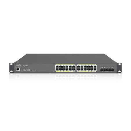 EnGenius ECS1528FP switch di rete Gestito L2 Gigabit Ethernet (10/100/1000) Supporto Power over Ethernet (PoE) 1U Nero