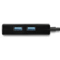 StarTech.com Adattatore USB 3.0 a Ethernet Gigabit con Hub USB a 2 porte incorporato