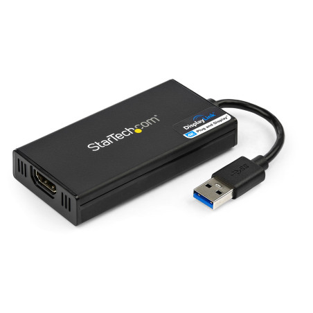 StarTech.com Adattatore da USB 3.0 a HDMI - 4K 30Hz Ultra HD - Certificato DisplayLink - Convertitore per monitor da USB Type-A