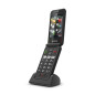 Emporia SIMPLICITYglam 7,11 cm (2.8") 102 g Nero Telefono per anziani