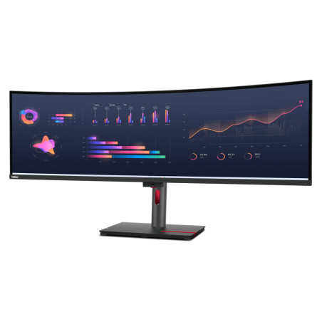 Lenovo ThinkVision P49w-30 LED display 124,5 cm (49") 5120 x 1440 Pixel DQHD Nero