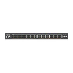 EnGenius ECS2552FP switch di rete Gestito L2+ Gigabit Ethernet (10/100/1000) Supporto Power over Ethernet (PoE) Nero