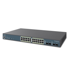 EnGenius EWS7928FP-FIT switch di rete Gestito L2 L3 Gigabit Ethernet (10 100 1000) Supporto Power over Ethernet (PoE) Grigio