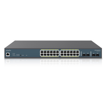 EnGenius EWS7928P-FIT switch di rete Gestito L2/L3 Gigabit Ethernet (10/100/1000) Supporto Power over Ethernet (PoE) Grigio