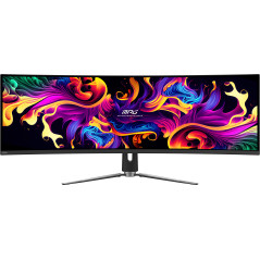 MSI MPG 491CQP QD-OLED Monitor PC 124,5 cm (49") 5120 x 1440 Pixel DQHD QDOLED Nero