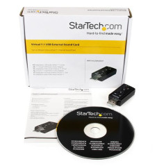 StarTech.com Scheda audio esterna adattatore audio USB Stereo Virtual 7.1