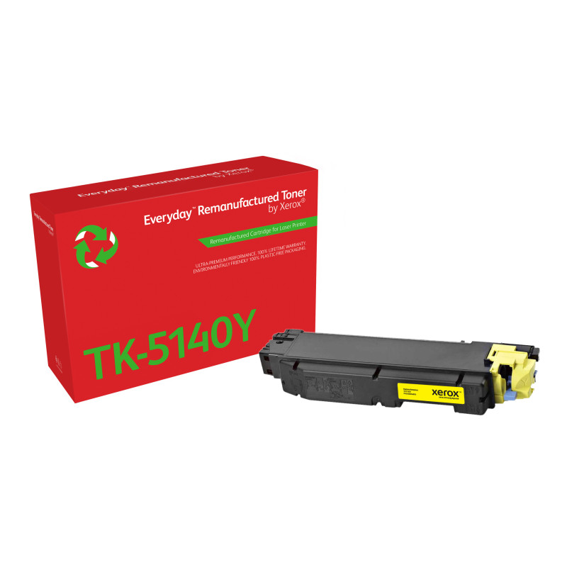 Everyday Rigenerato Toner rigenerato Everyday™ di Xerox Giallo compatibile con Kyocera TK-5140Y, Capacità standard