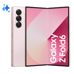 Samsung Galaxy Z Fold6 Smartphone AI, 256GB, RAM 12GB, Display 6,3" 7,6" Dynamic AMOLED 2X, Pink