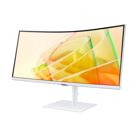 Samsung S65TC Monitor PC 86,4 cm (34") 3440 x 1440 Pixel UltraWide Quad HD LED Bianco