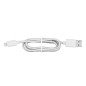 Ewent EW1278 cavo Lightning 1 m Bianco