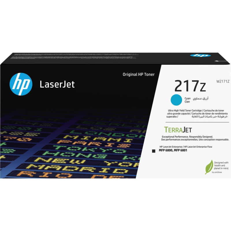 HP Cartuccia toner originale ciano ad altissima capacità LaserJet 217Z