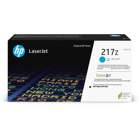 HP Cartuccia toner originale ciano ad altissima capacità LaserJet 217Z