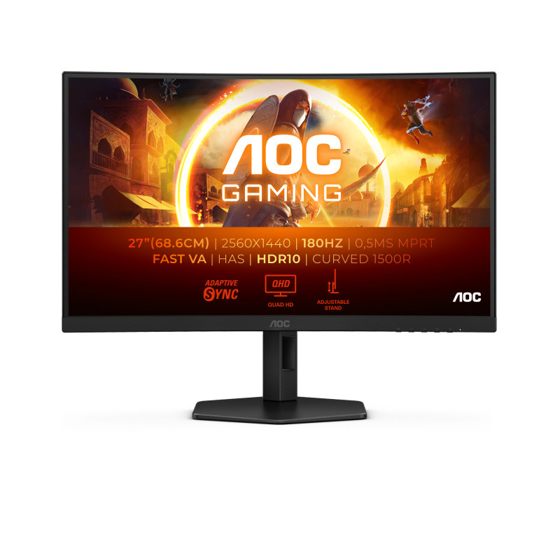 AOC G4 CQ27G4X Monitor PC 68,6 cm (27") 2560 x 1440 Pixel Quad HD LCD Nero