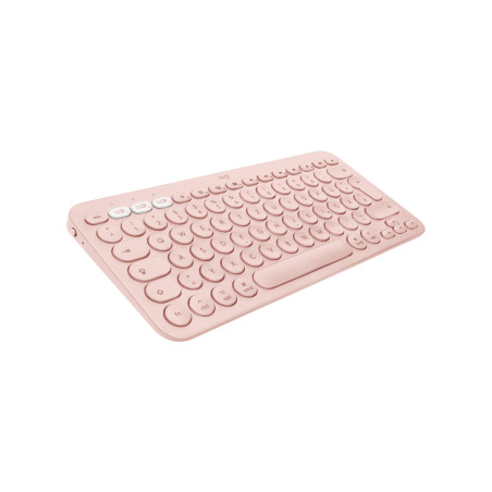 Logitech K380 for Mac Multi-Device Bluetooth Keyboard tastiera Universale QWERTY Spagnolo Rosa