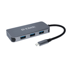 D-Link DUB-2335 replicatore di porte e docking station per laptop Cablato USB tipo-C Grigio